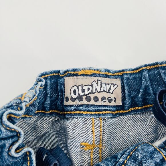 Old Navy Girls Cargo Jean Shorts Size 5 Adjustable Waist - Picture 5 of 8